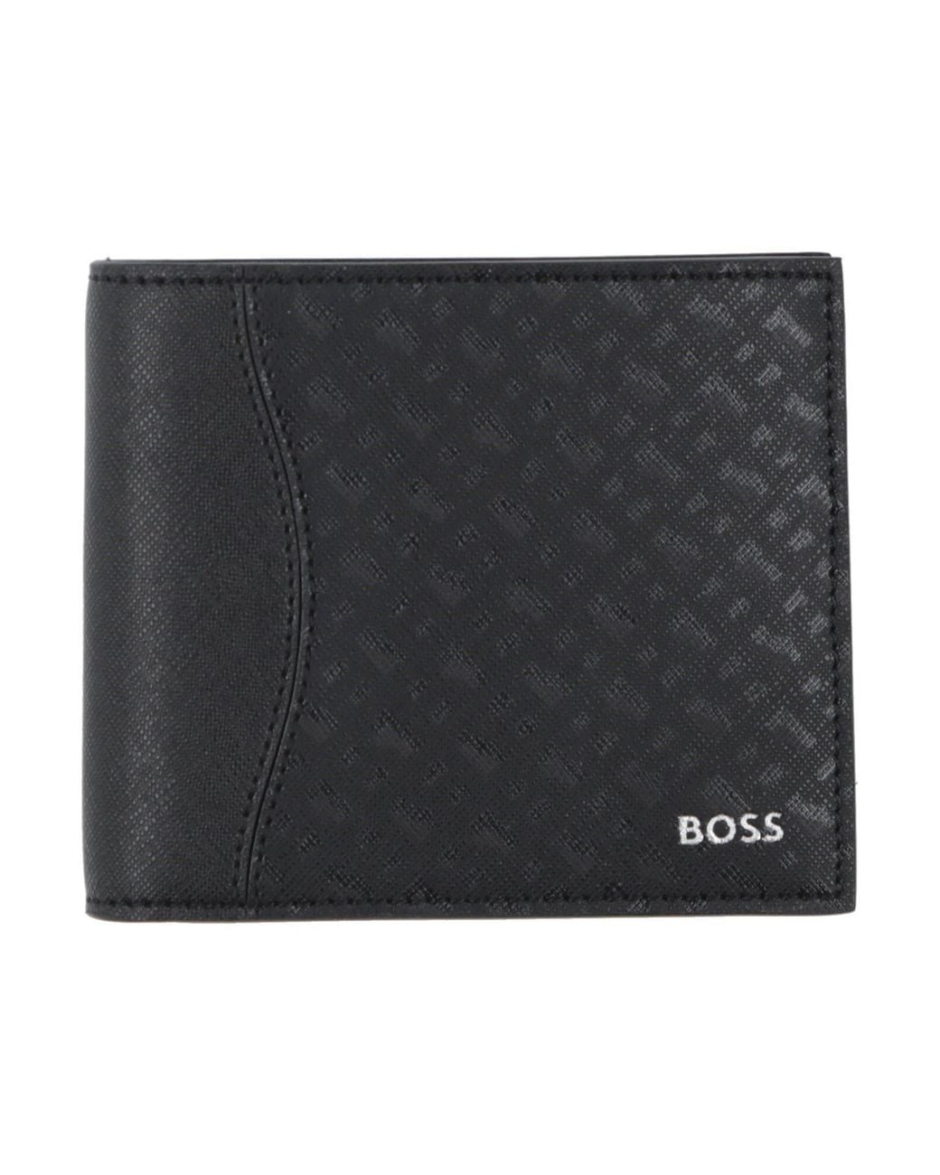 Billetera Boss de hombre de color Black