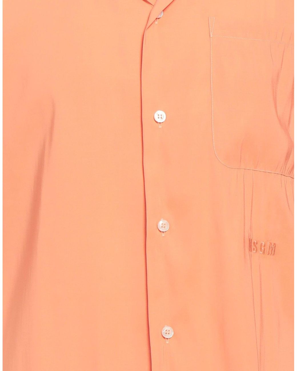 MSGM Orange Shirt for men
