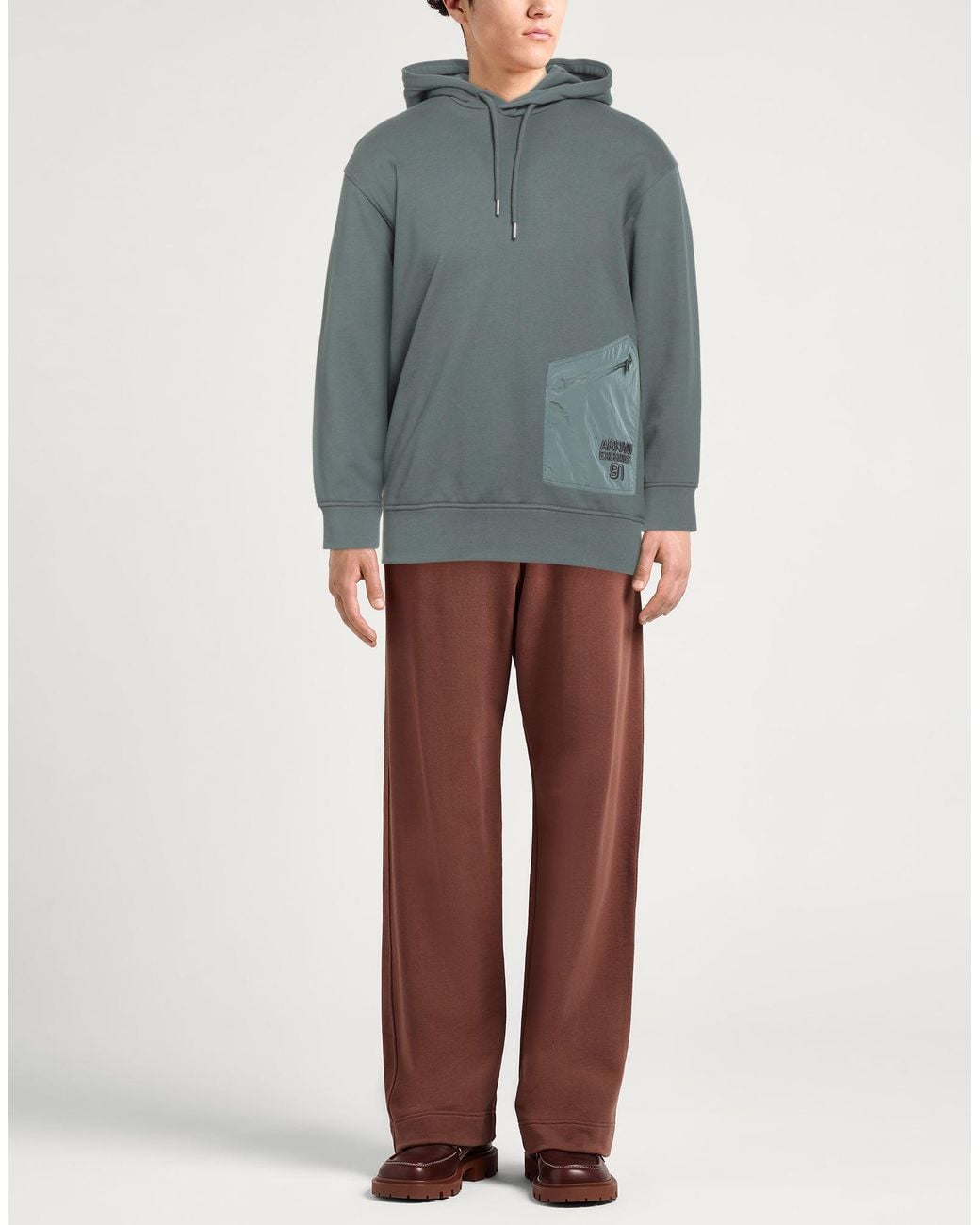 ARMANI EXCHANGE Gray Sweatshirt for men