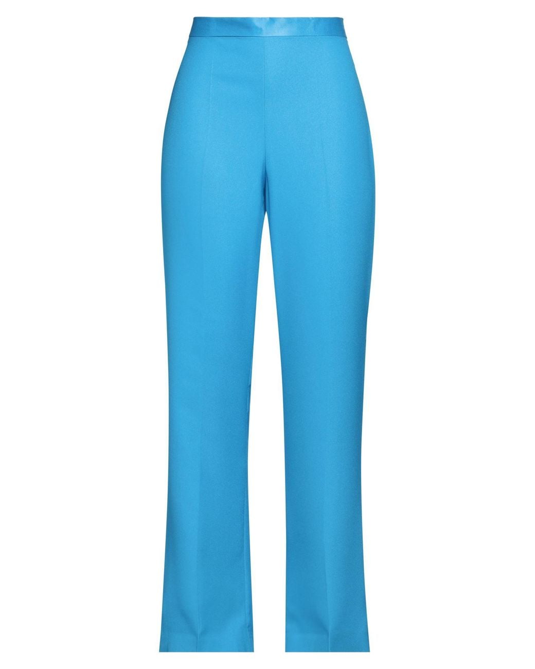 Diana Gallesi Blue Midnight Pants Polyester