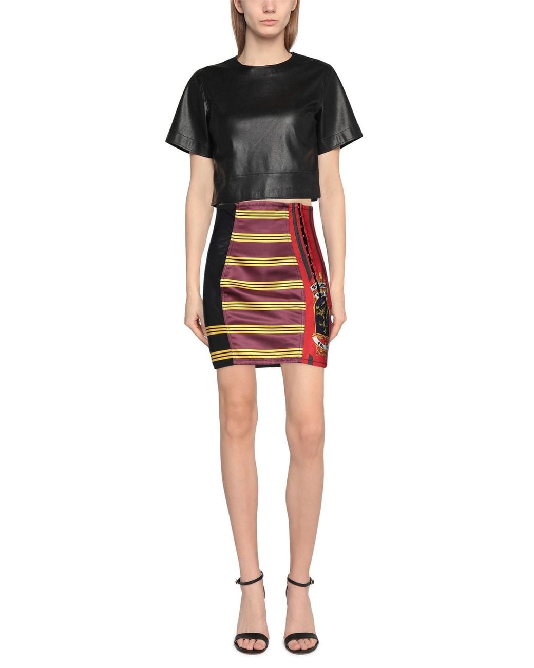 Philosophy Di Lorenzo Serafini Black Mini Skirt