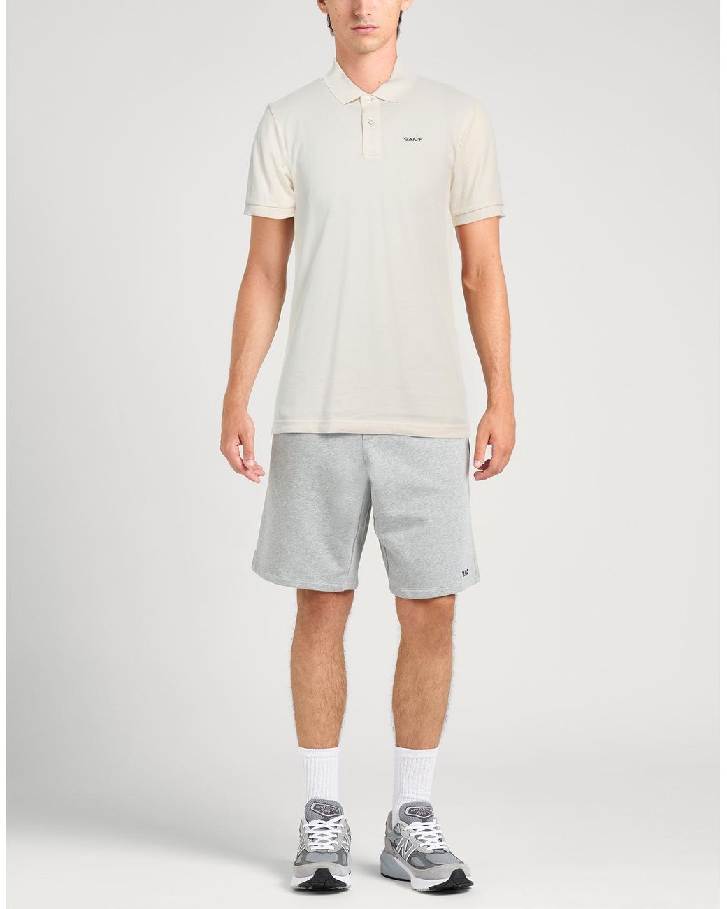 Gant White Polo Shirt for men