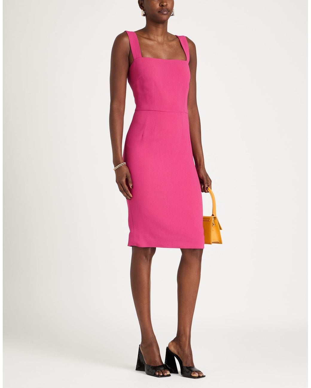 Dolce & Gabbana Pink Midi Dress