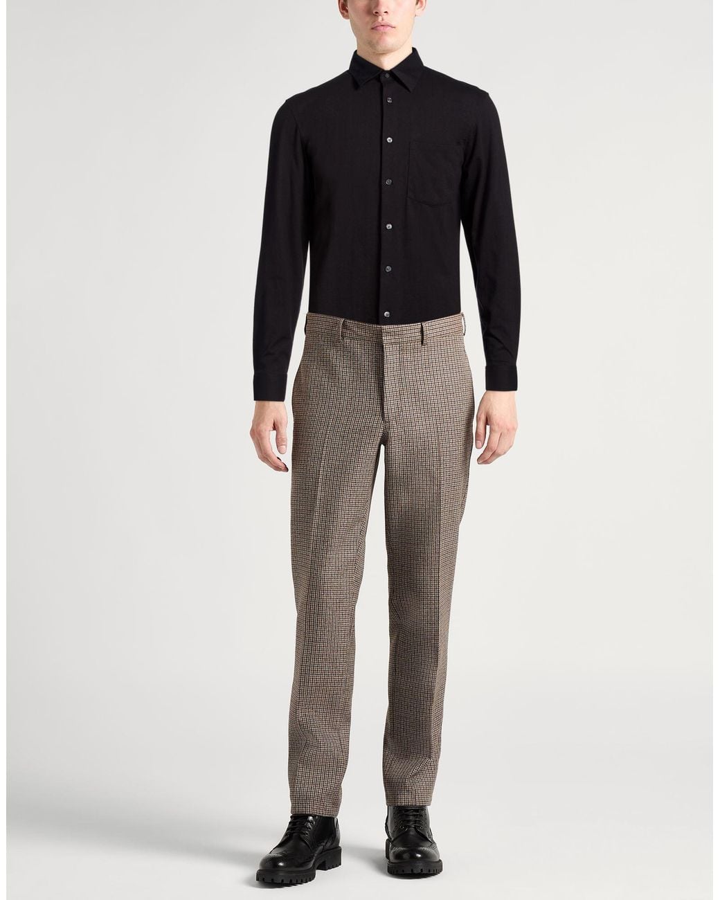Theory Blue Shirt Cotton, Polyester for men