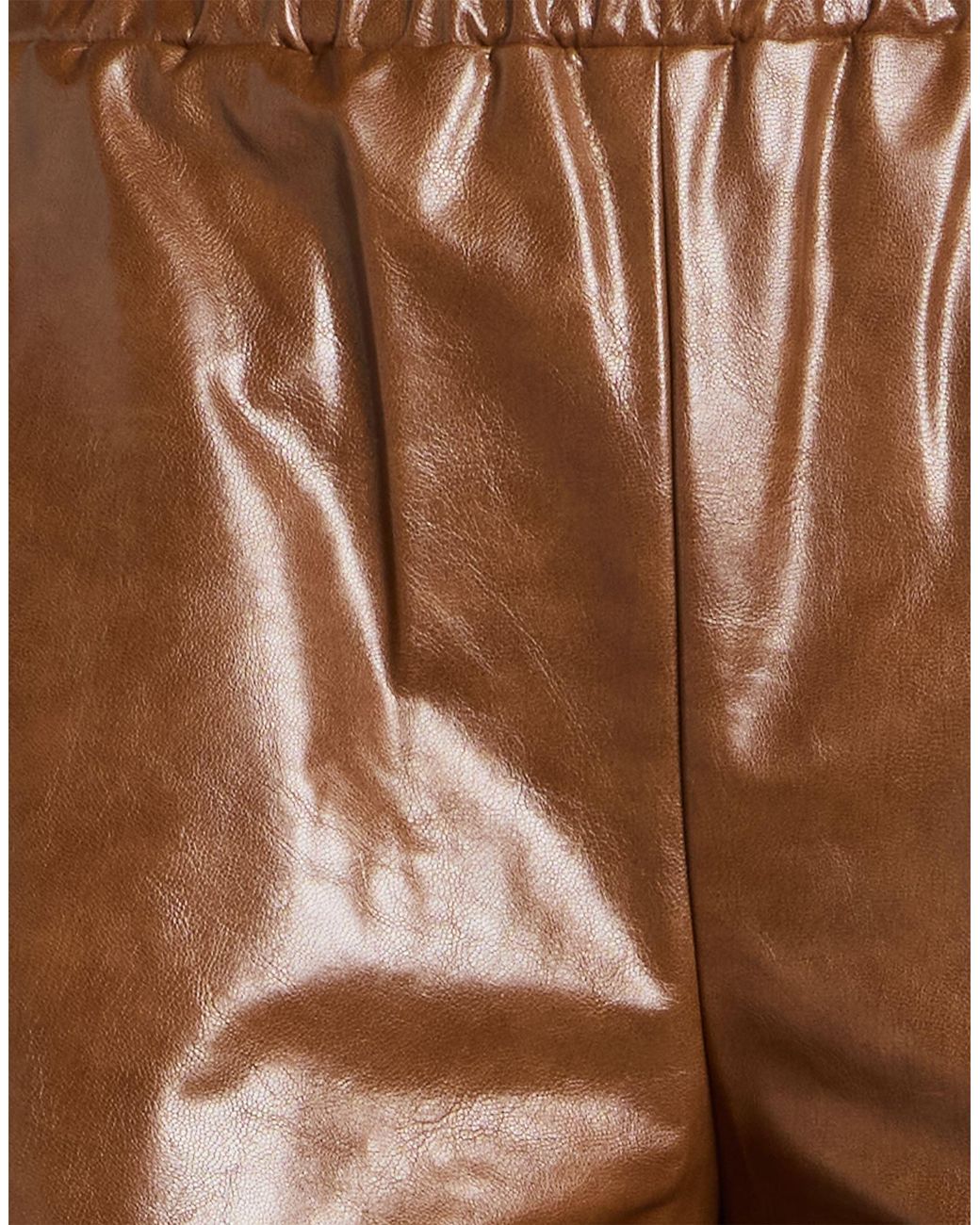 THE M.. Brown Pants Polyester, Viscose, Elastane