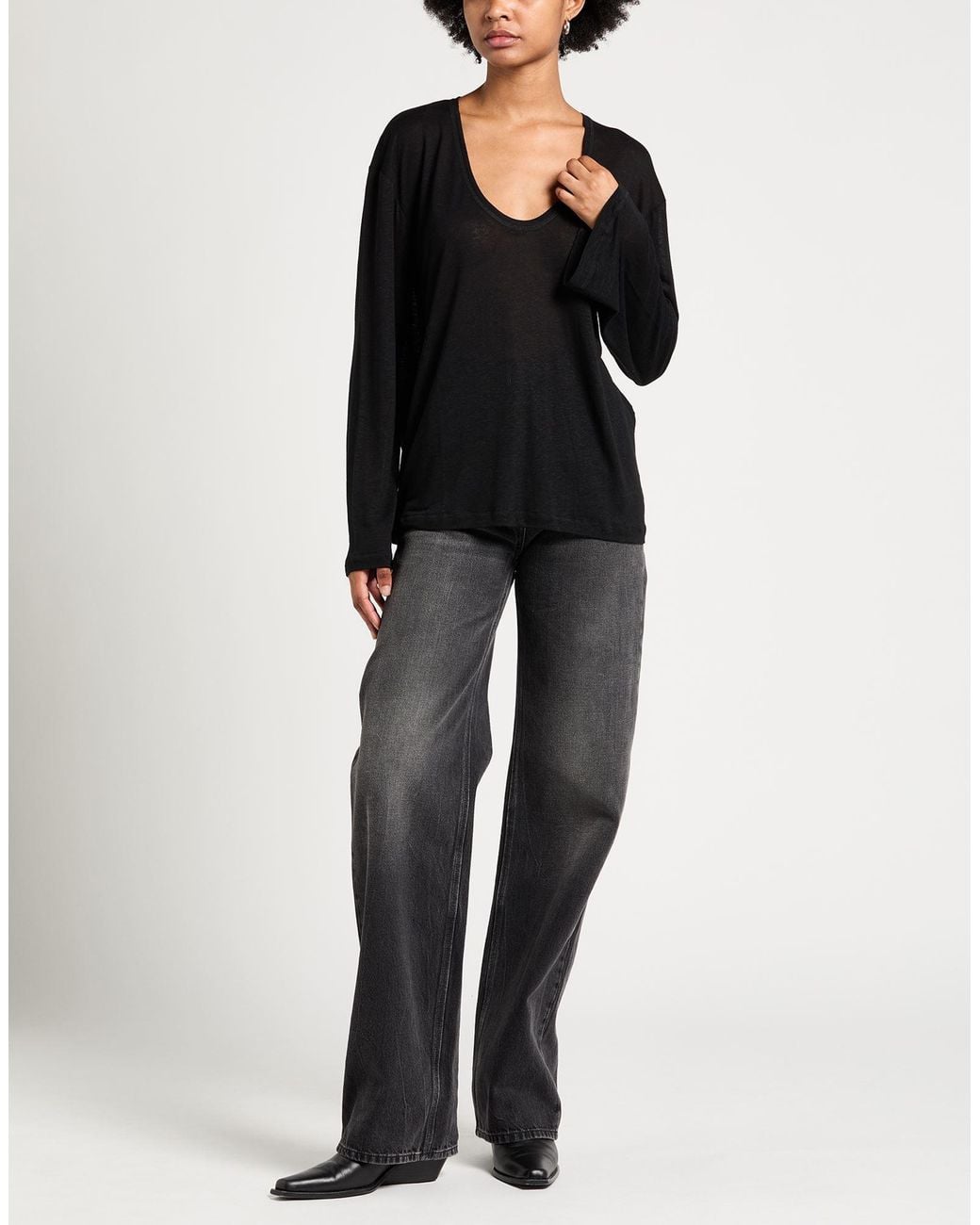 By Malene Birger Black T-Shirts