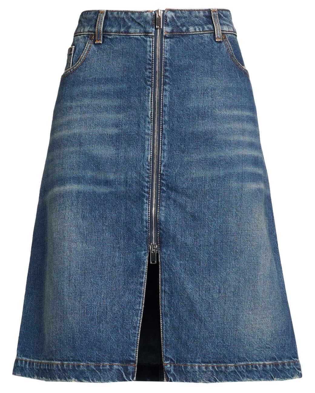 Stella McCartney Blue Denim Skirt