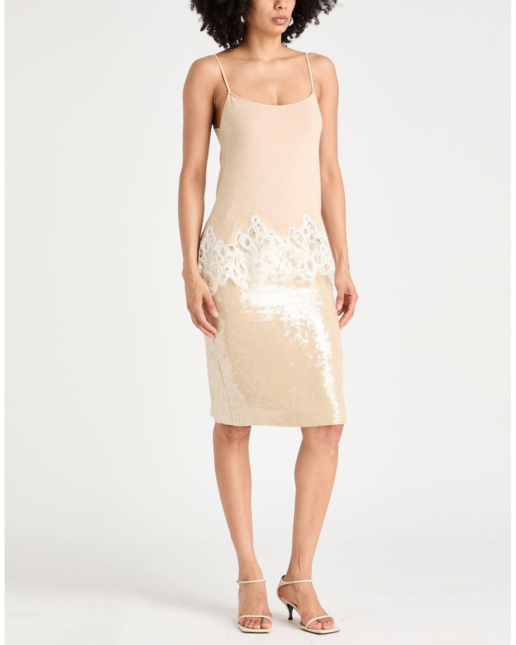 Fabiana Filippi Natural Sand Top Virgin Wool, Silk, Cashmere