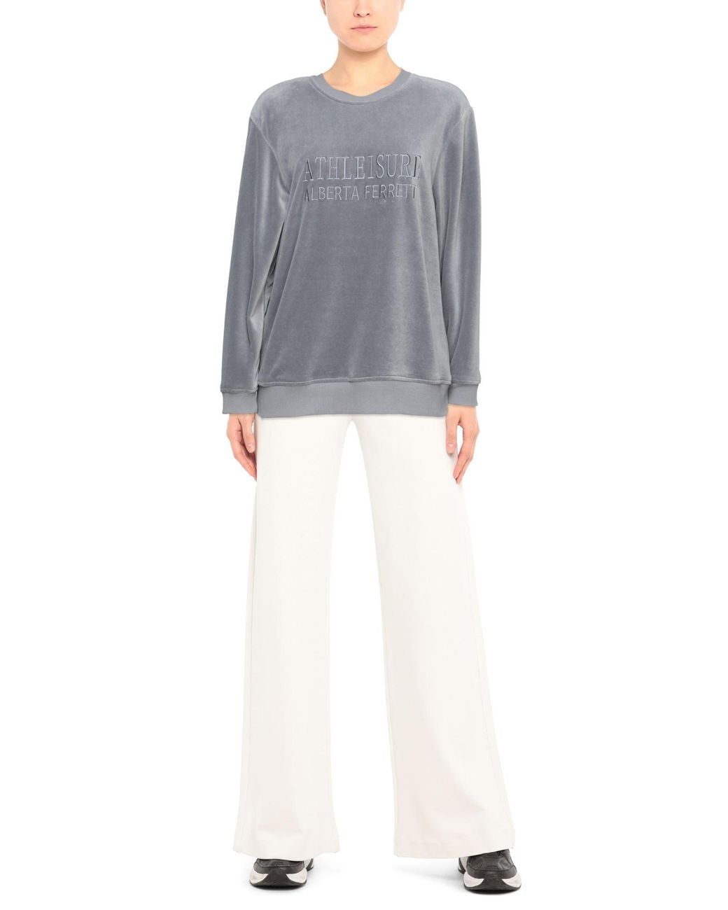 Alberta Ferretti Gray Sweatshirt
