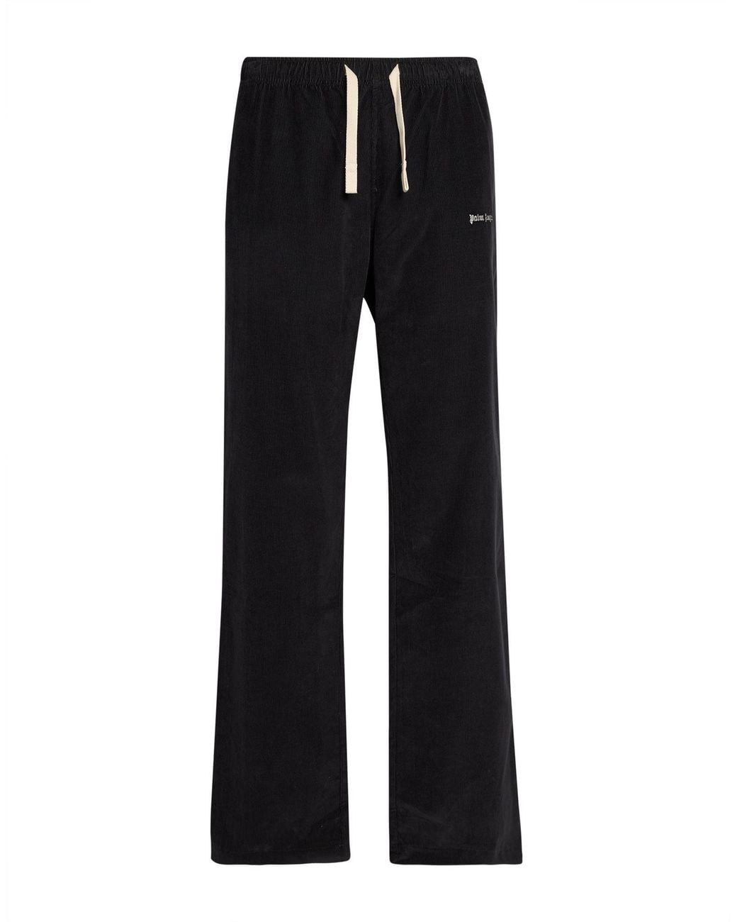 Palm Angels Black Pants Cotton for men