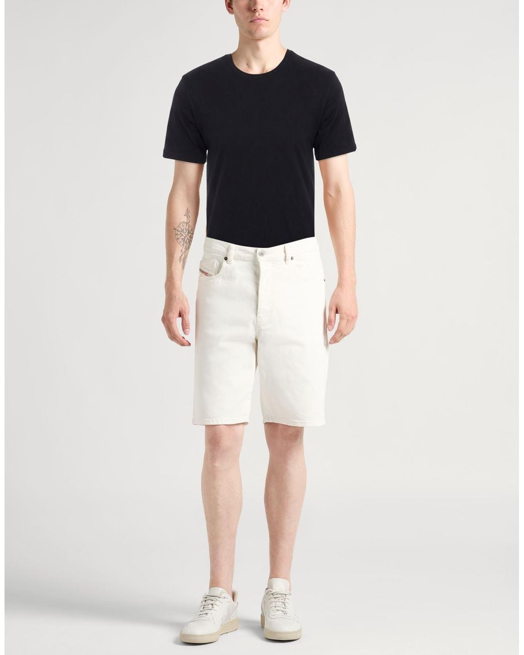 Crossley Black T-Shirt Cotton, Cashmere for men