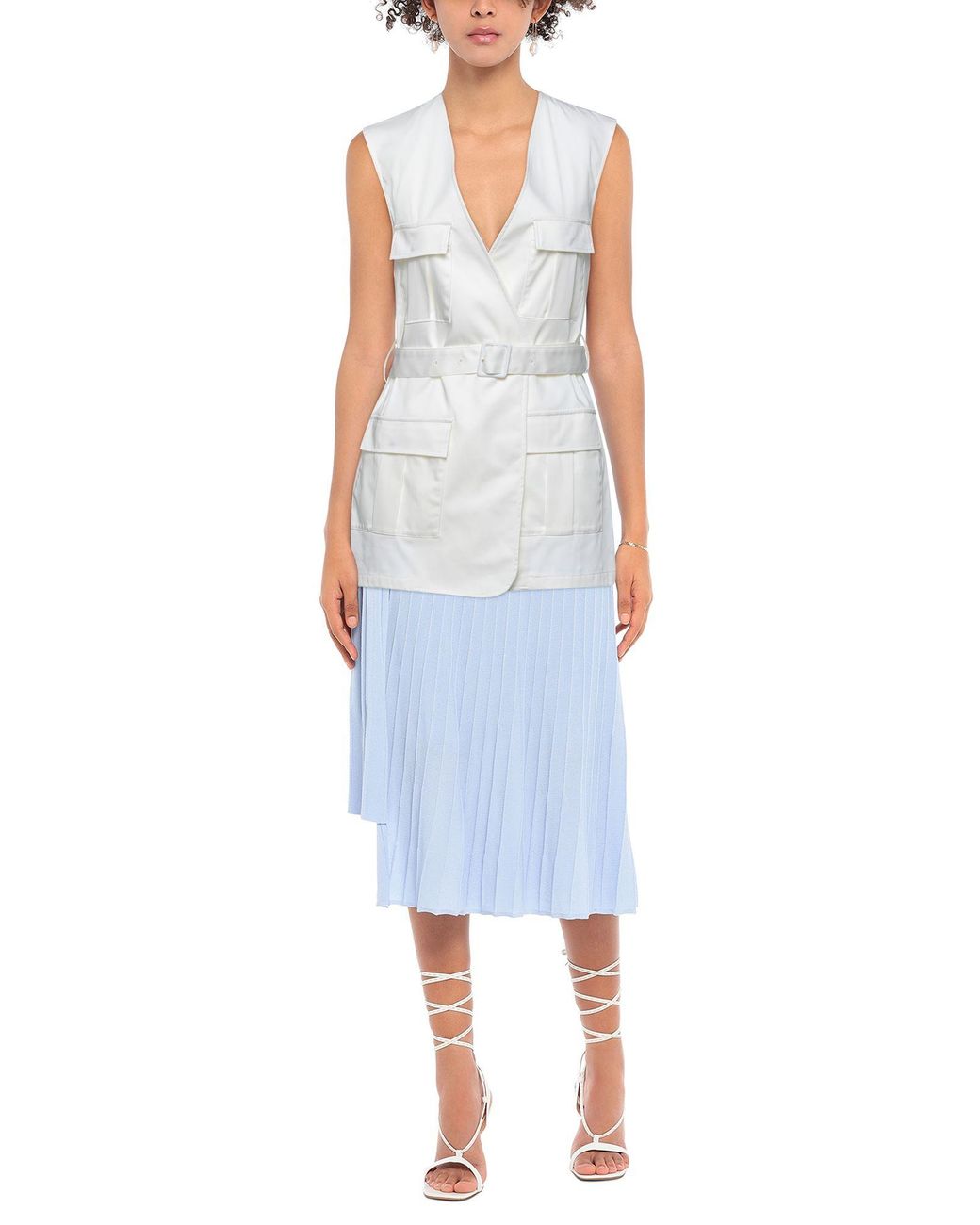 L'Autre Chose White Waistcoat