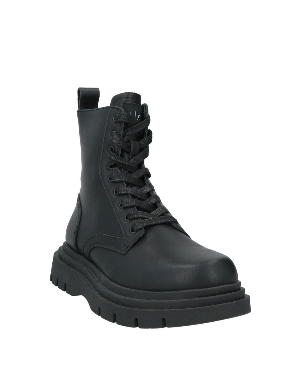 ARMANI EXCHANGE Black Ankle Boots for men