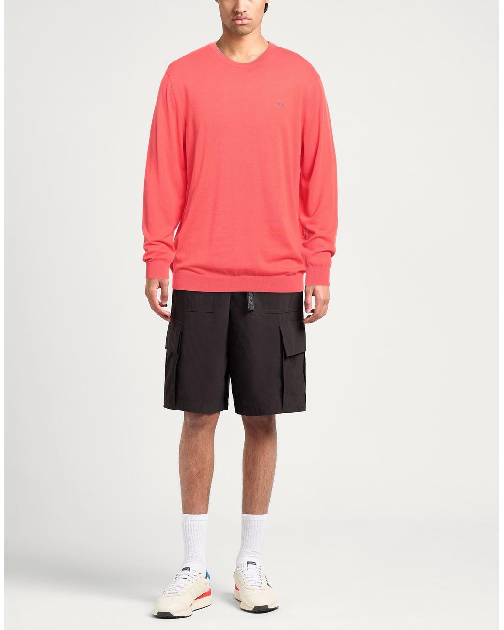 Sun 68 Pink Jumper for men