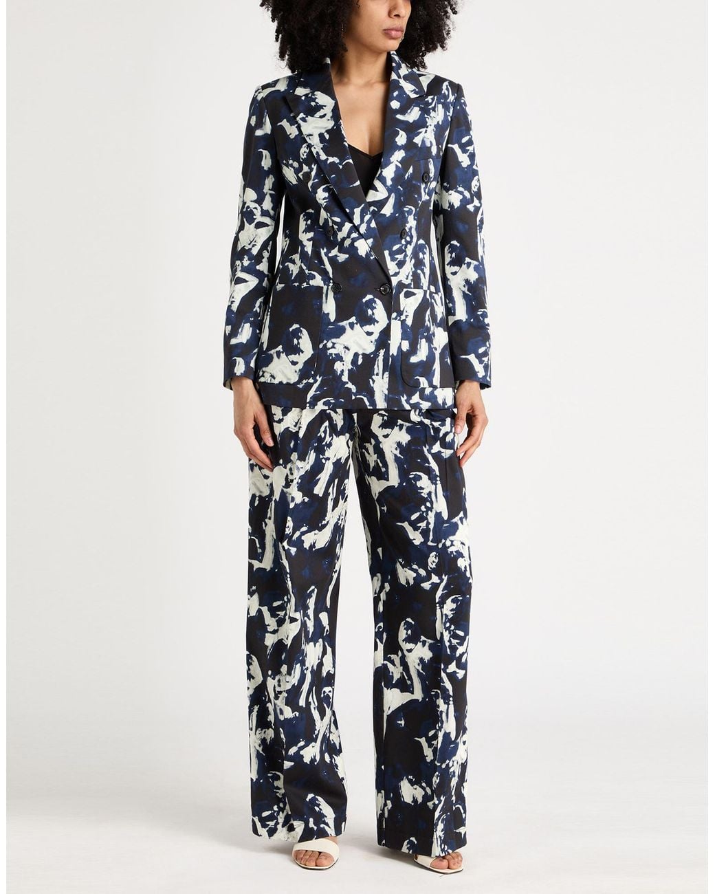 Grifoni Blue Suit Cotton, Elastane