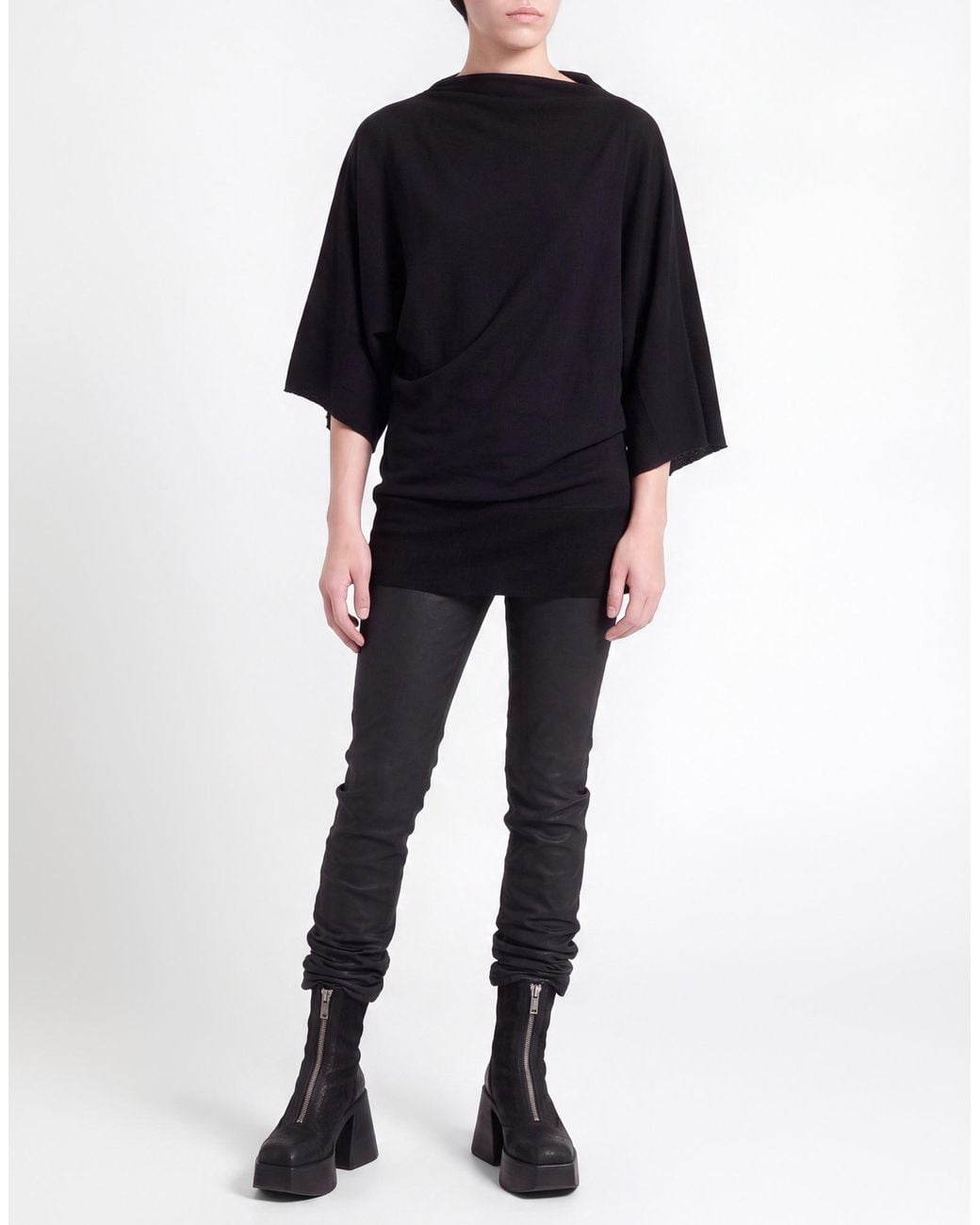 Rick Owens Black Top Virgin Wool