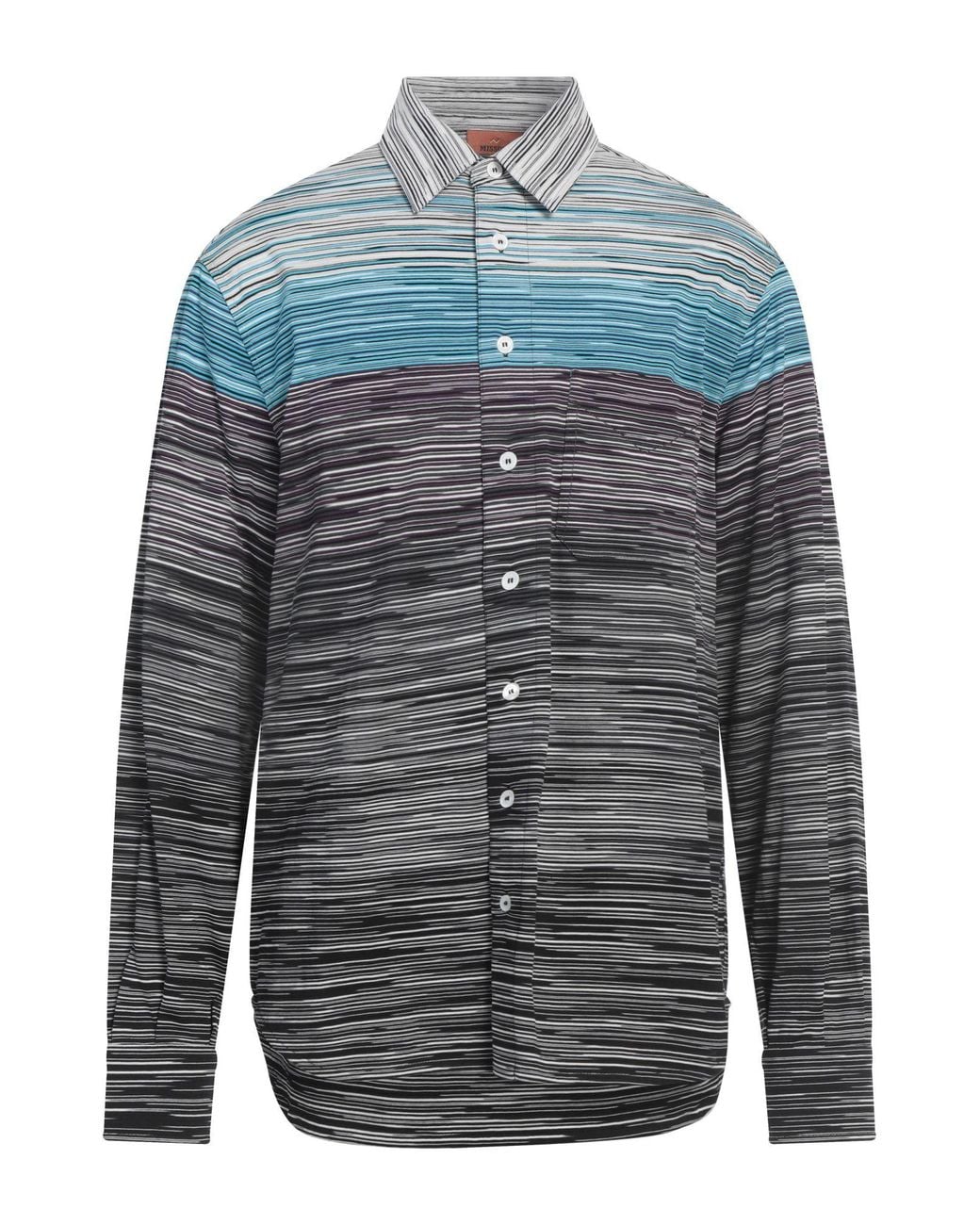 Missoni Blue Shirt Cotton for men
