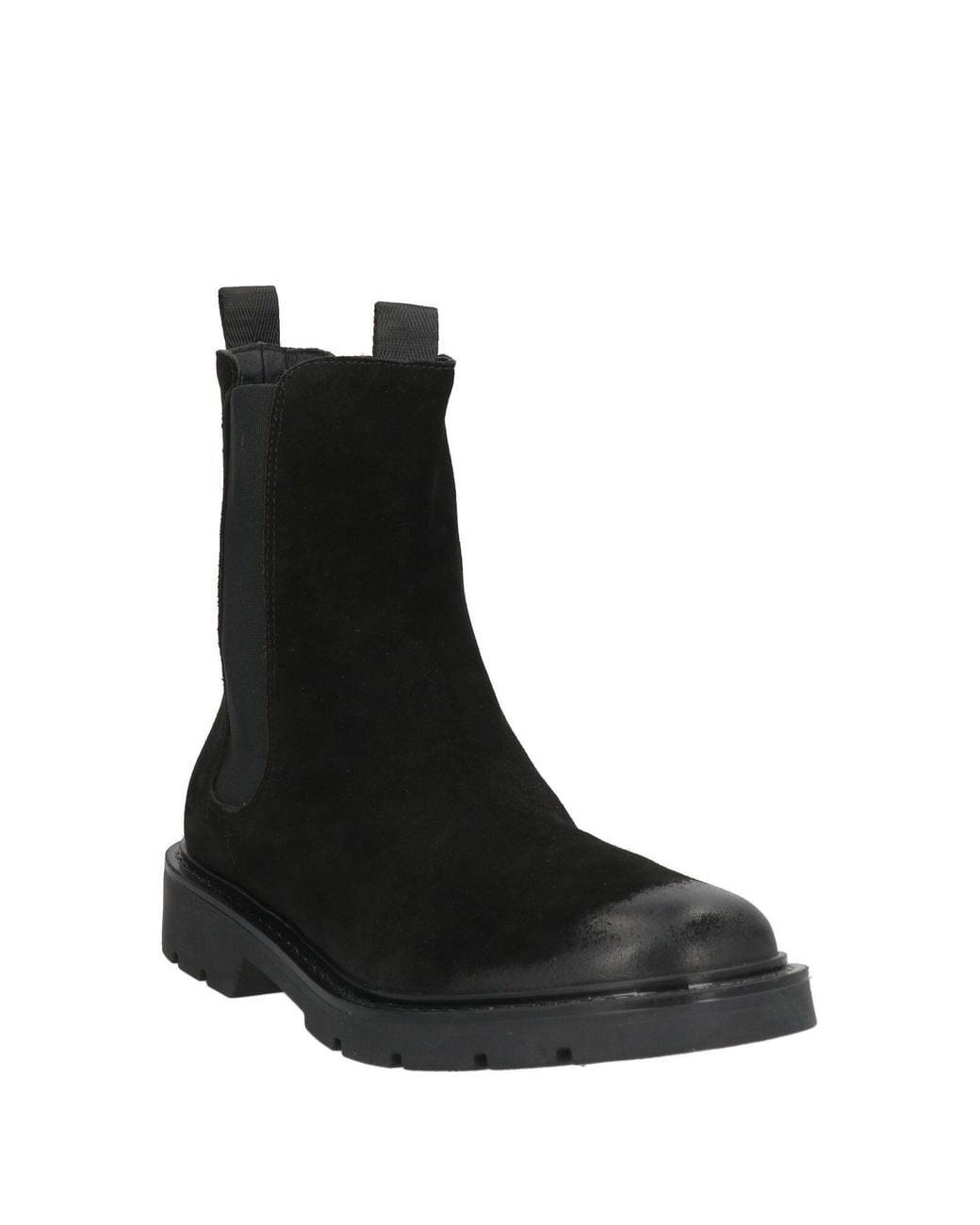 Carmens Black Ankle Boots Leather