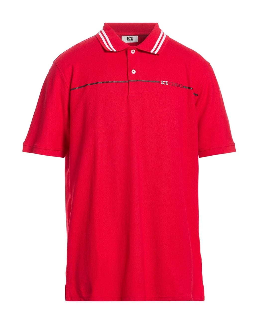 Ice Iceberg Red Polo Shirt Cotton for men