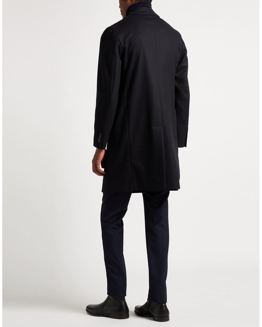 Boglioli Black Coat for men