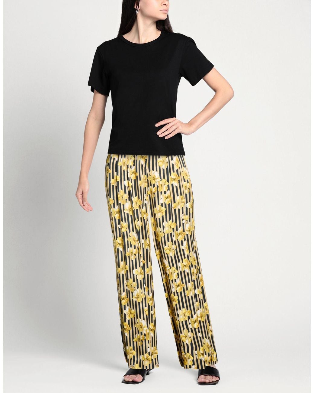 Ottod'Ame Metallic Pants Viscose