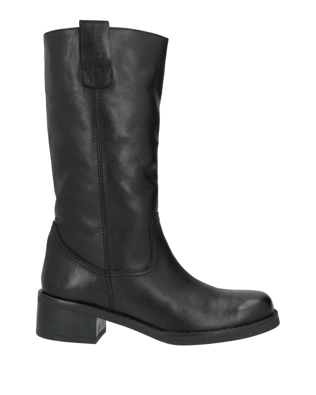 SOFIA MARE Black Boot Leather