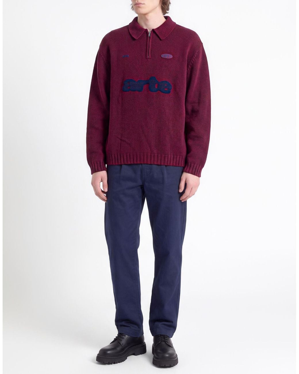 Pullover Arte' de hombre de color Red