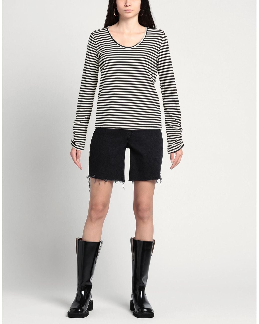 Shirtaporter Black T-Shirt Cotton, Polyester