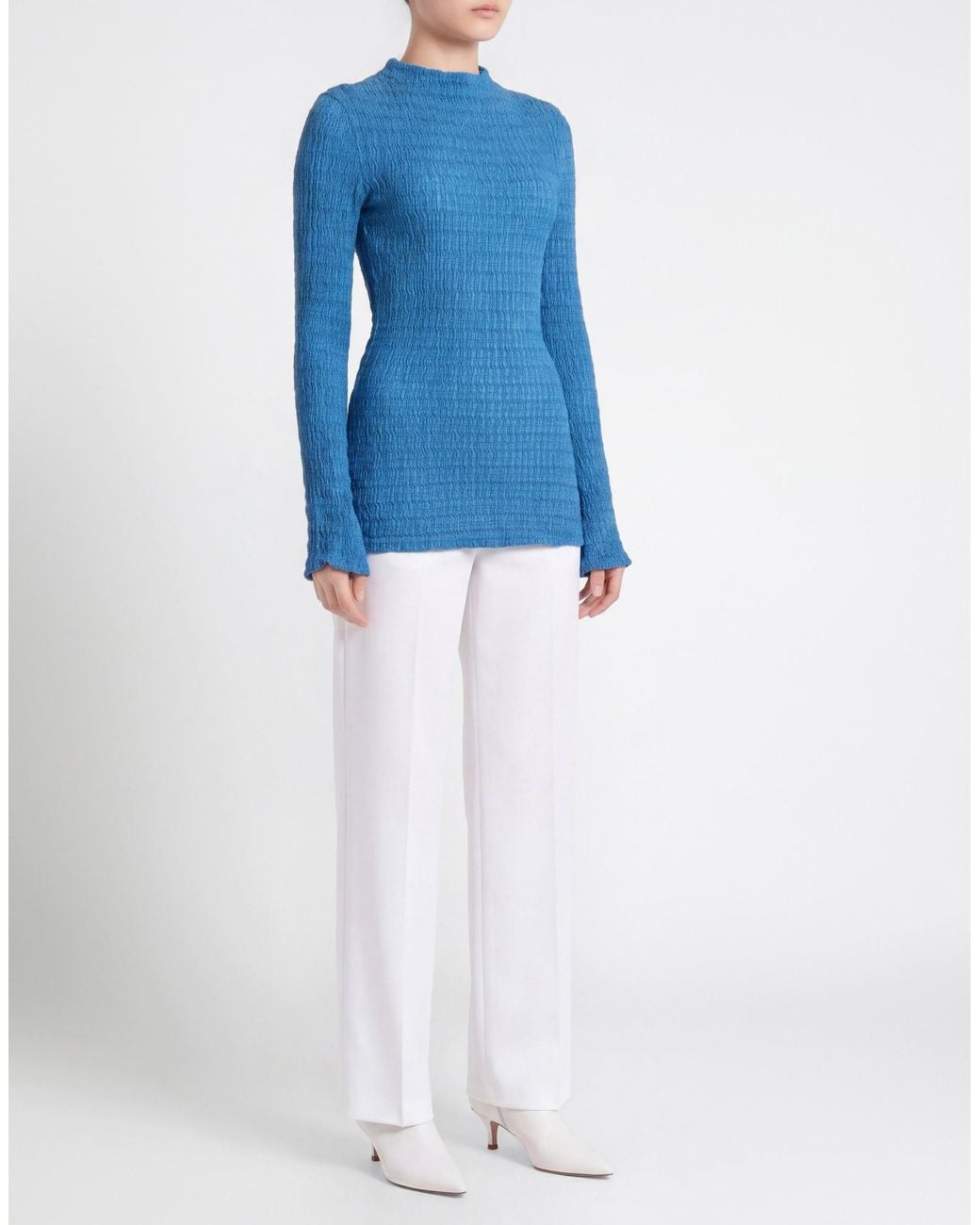 IVY & OAK Blue Azure Top Organic Cotton, Recycled Polyamide, Elastane, Polyester, Elastomultiester