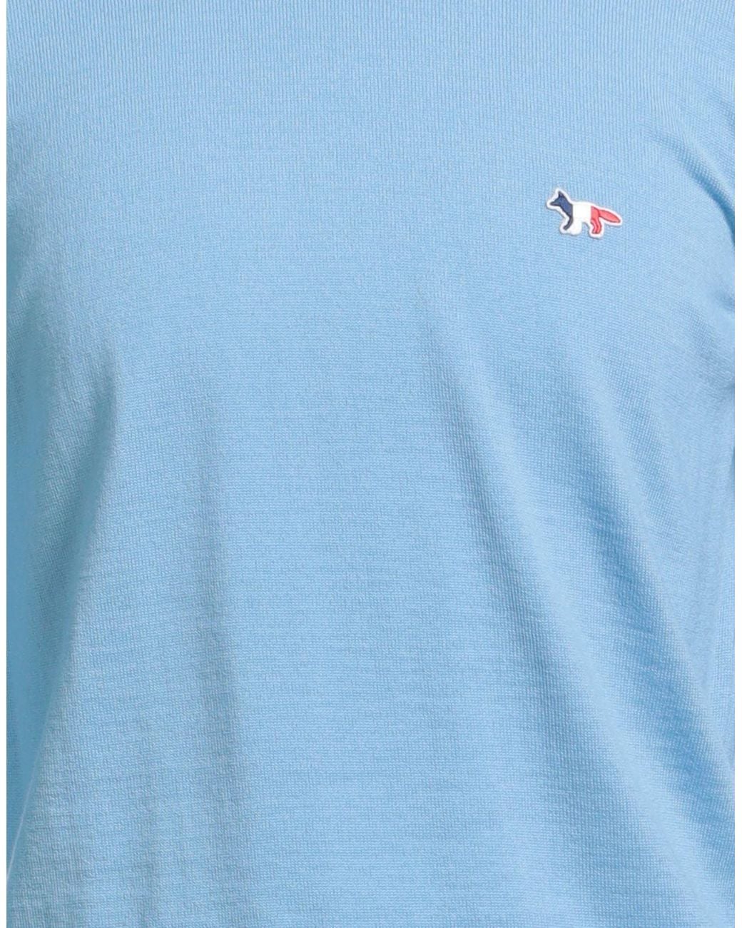 Maison Kitsuné Blue Light Sweater Wool for men