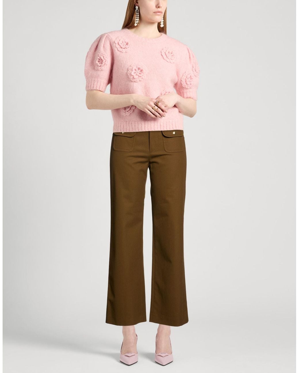 Céline Natural Pants Cotton