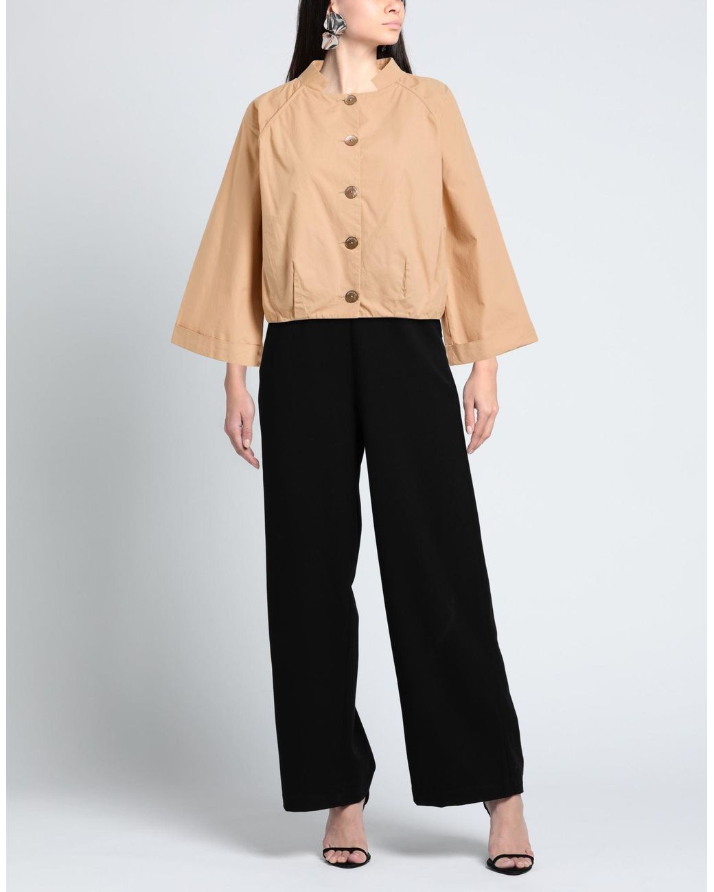 ALESSIA SANTI Natural Jacket Cotton