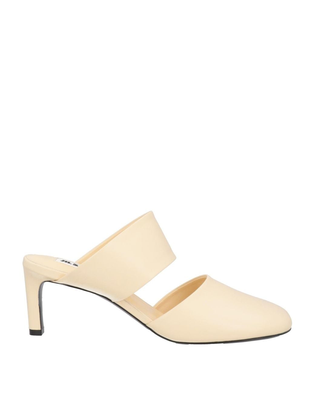 Jil Sander Natural Mules & Clogs