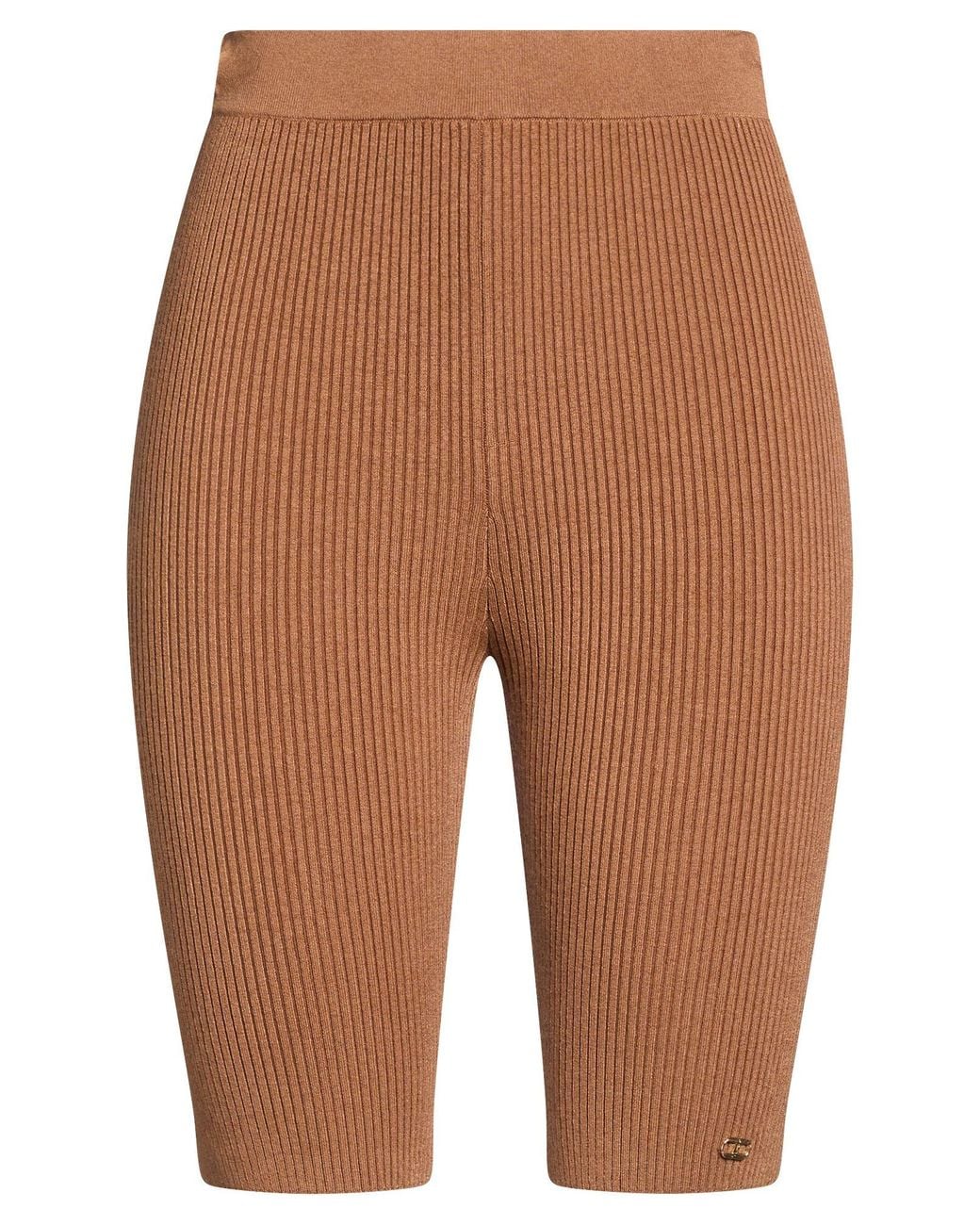 Elisabetta Franchi Brown Leggings