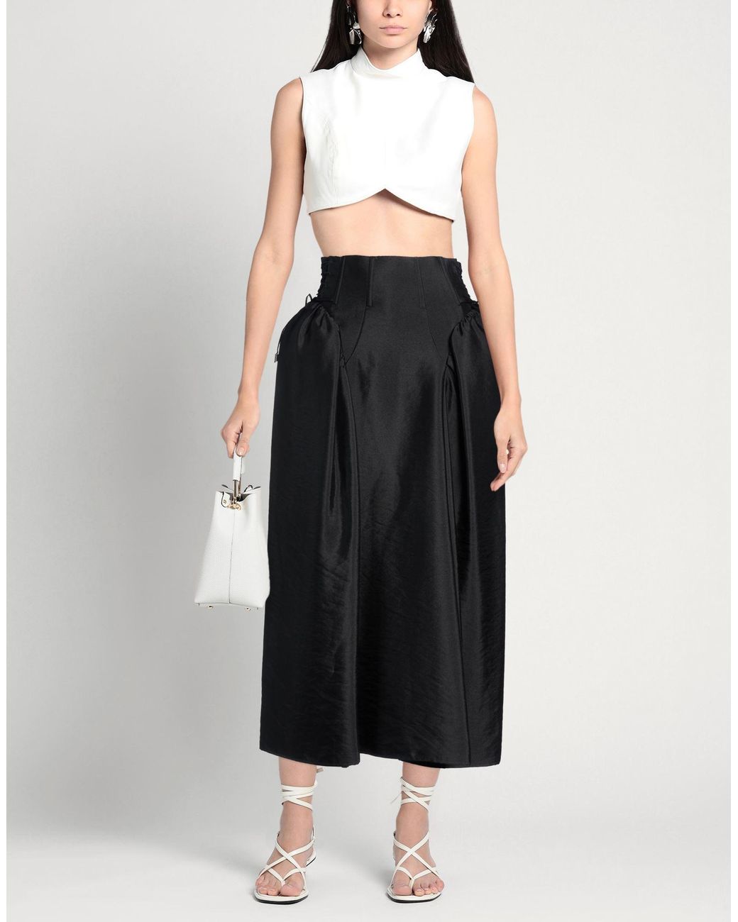 Marc Cain Black Midi Skirts