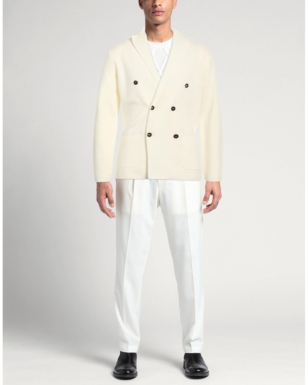 FILIPPO DE LAURENTIIS Natural Cardigan for men