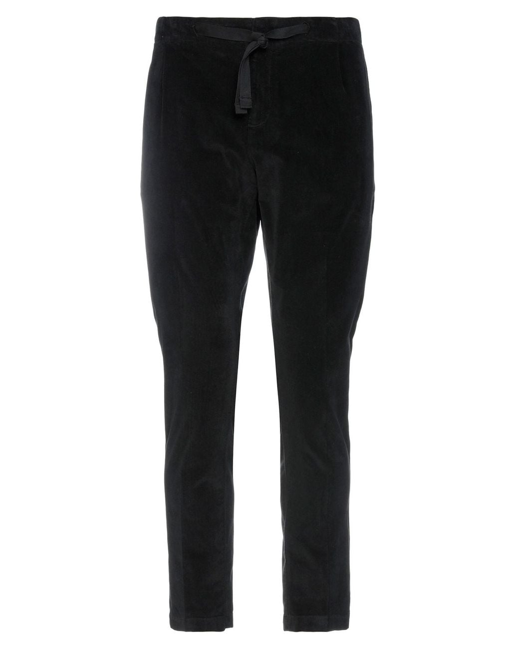 Entre Amis Black Pants Cotton, Elastane for men