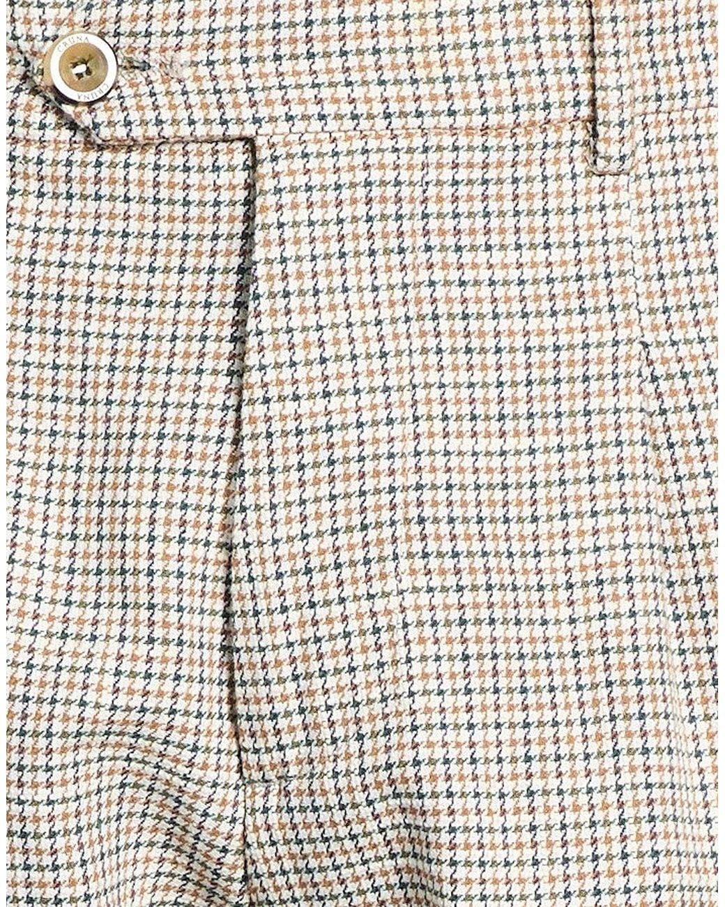 Cruna Gray Pants Cotton, Polyester for men