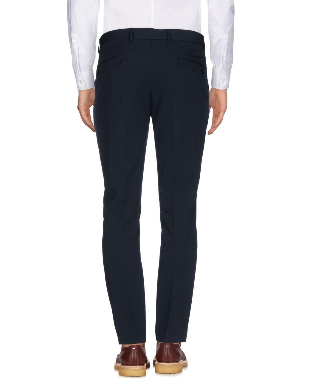 Daniele Alessandrini Blue Pants Polyester, Viscose, Elastane for men