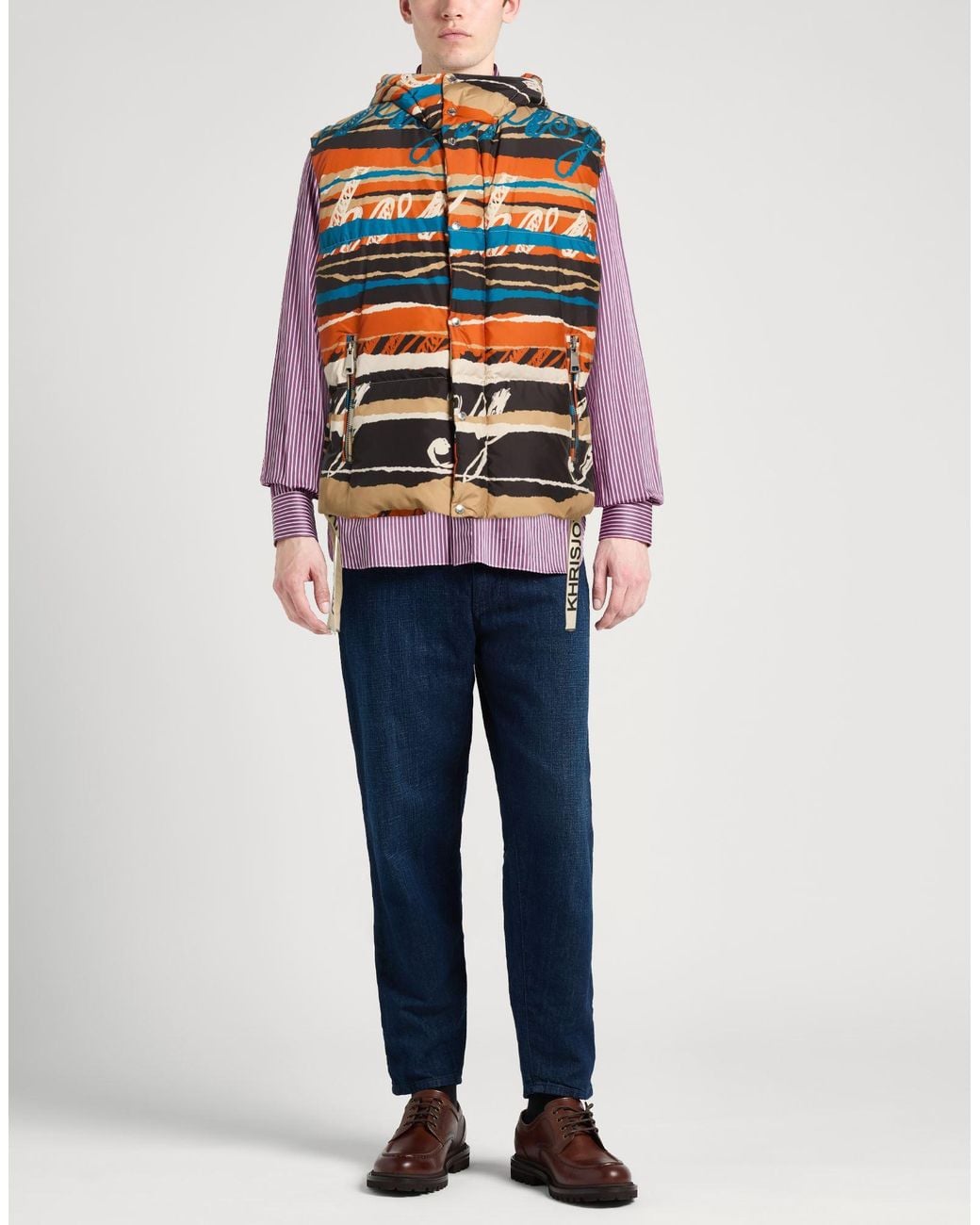 Khrisjoy Orange Sand Vest Polyester for men