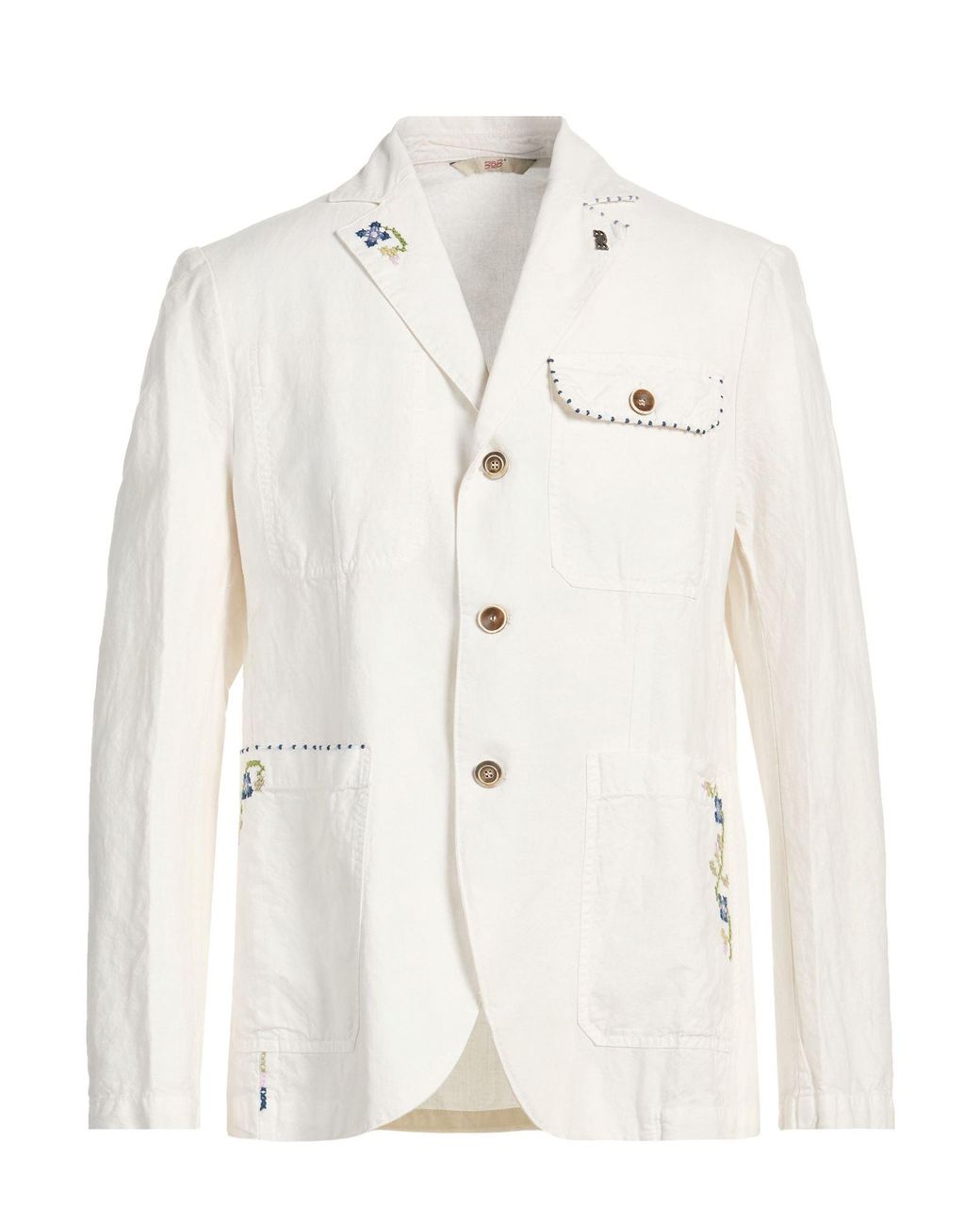 Bob White Blazer Cotton, Polyester, Linen for men