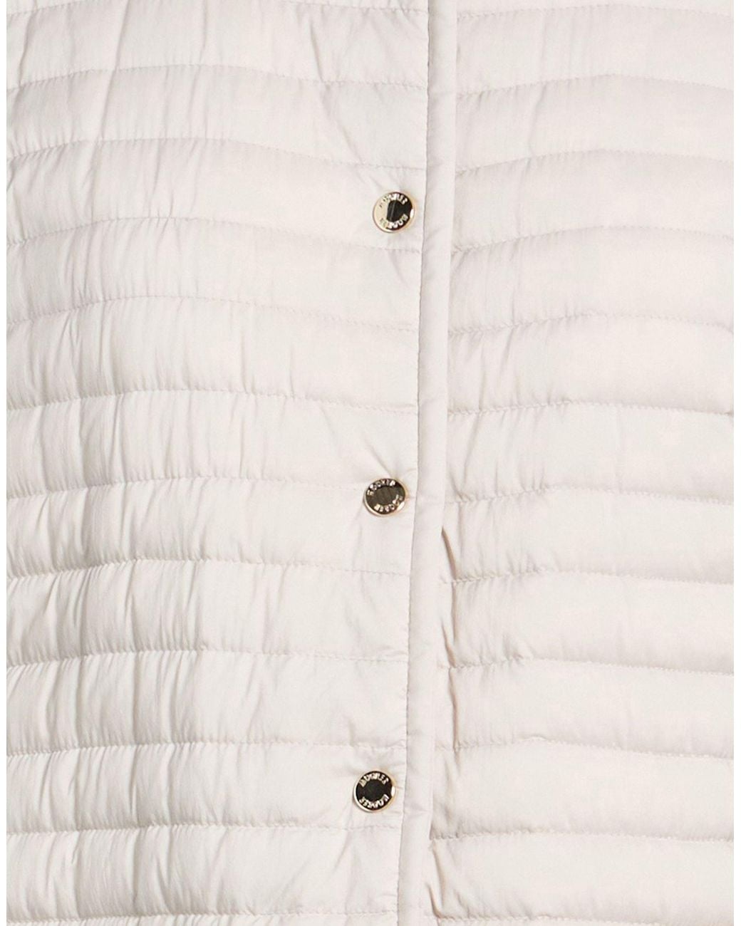 Moorer White Puffer Polyamide, Polyurethane