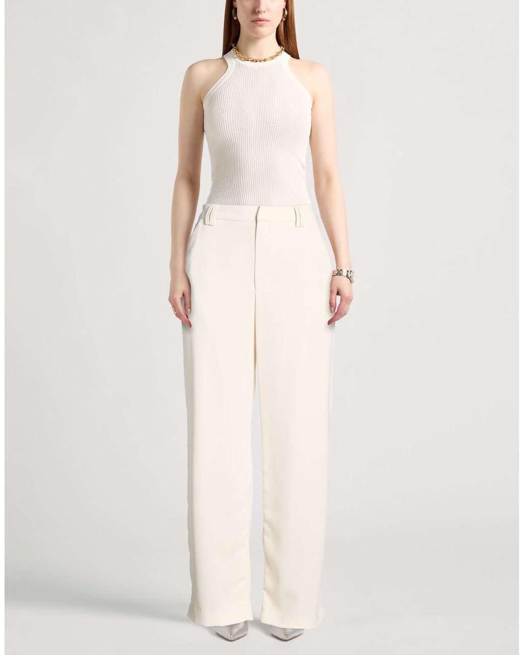 Dondup White Trouser