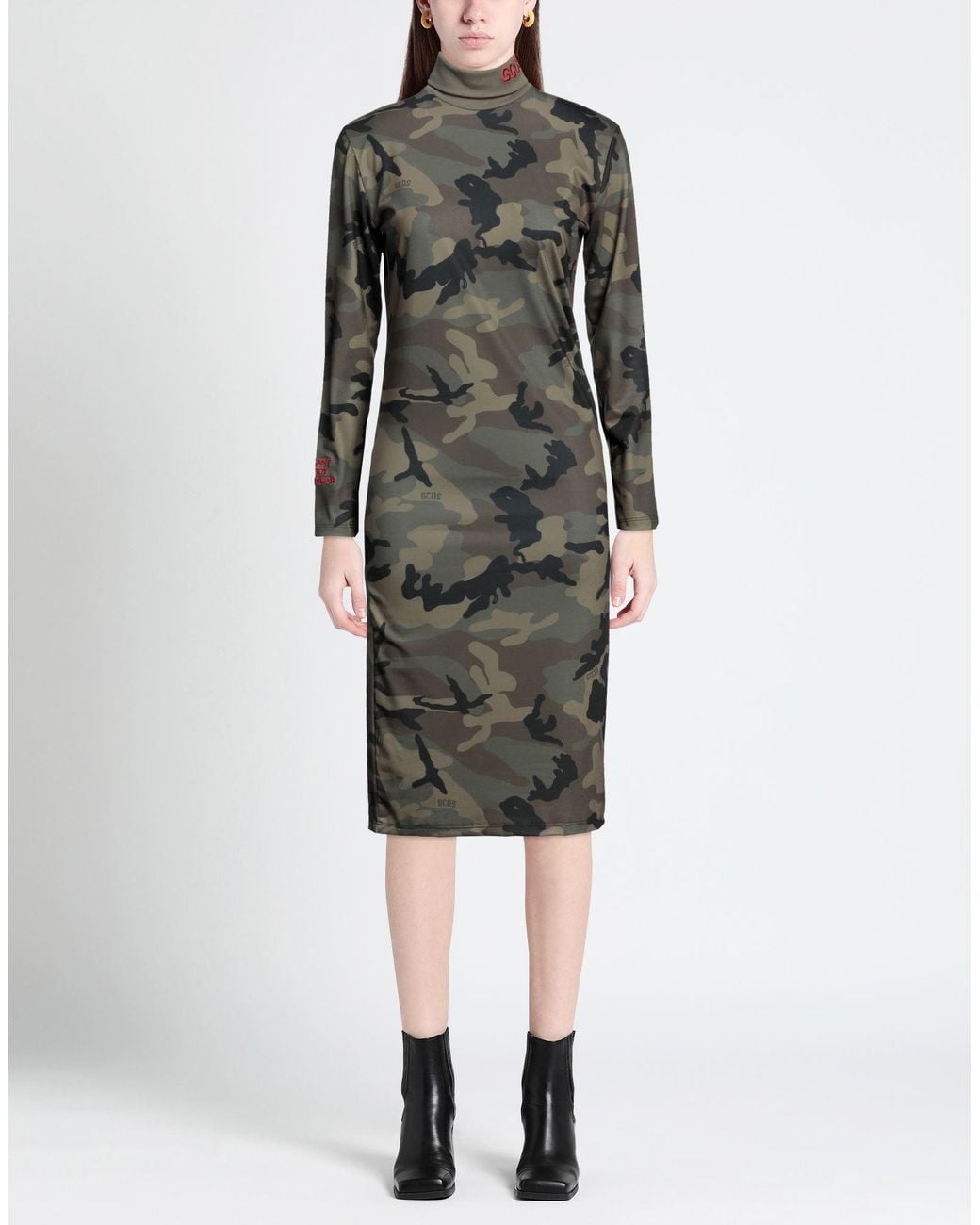 Gcds Gray Midi Dress