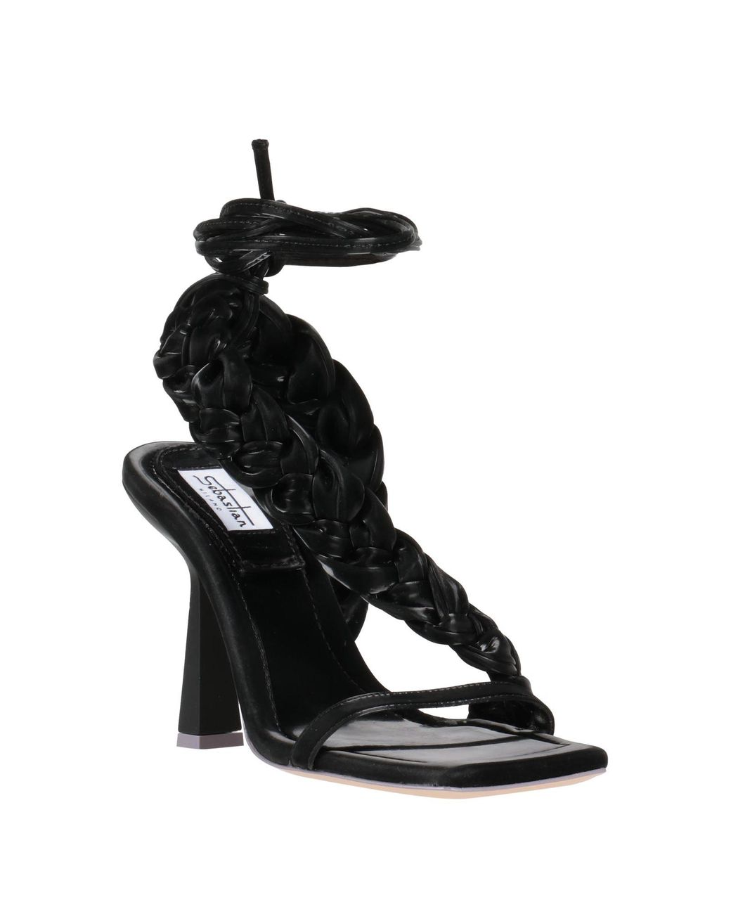 Sebastian Milano Black Sandals