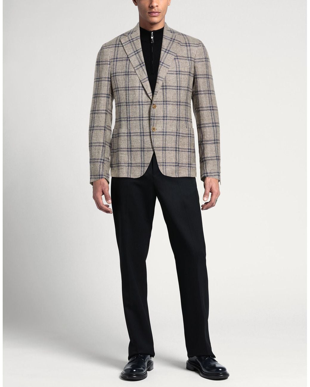 De Petrillo Gray Blazer for men