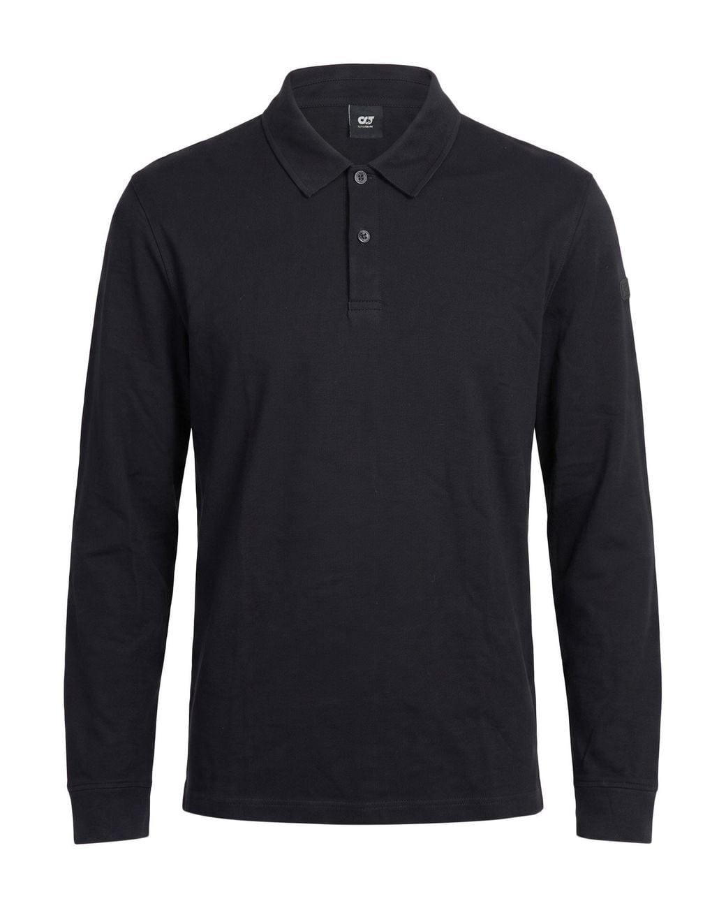 ALPHATAURI Blue Polo Shirt Cotton, Elastane for men
