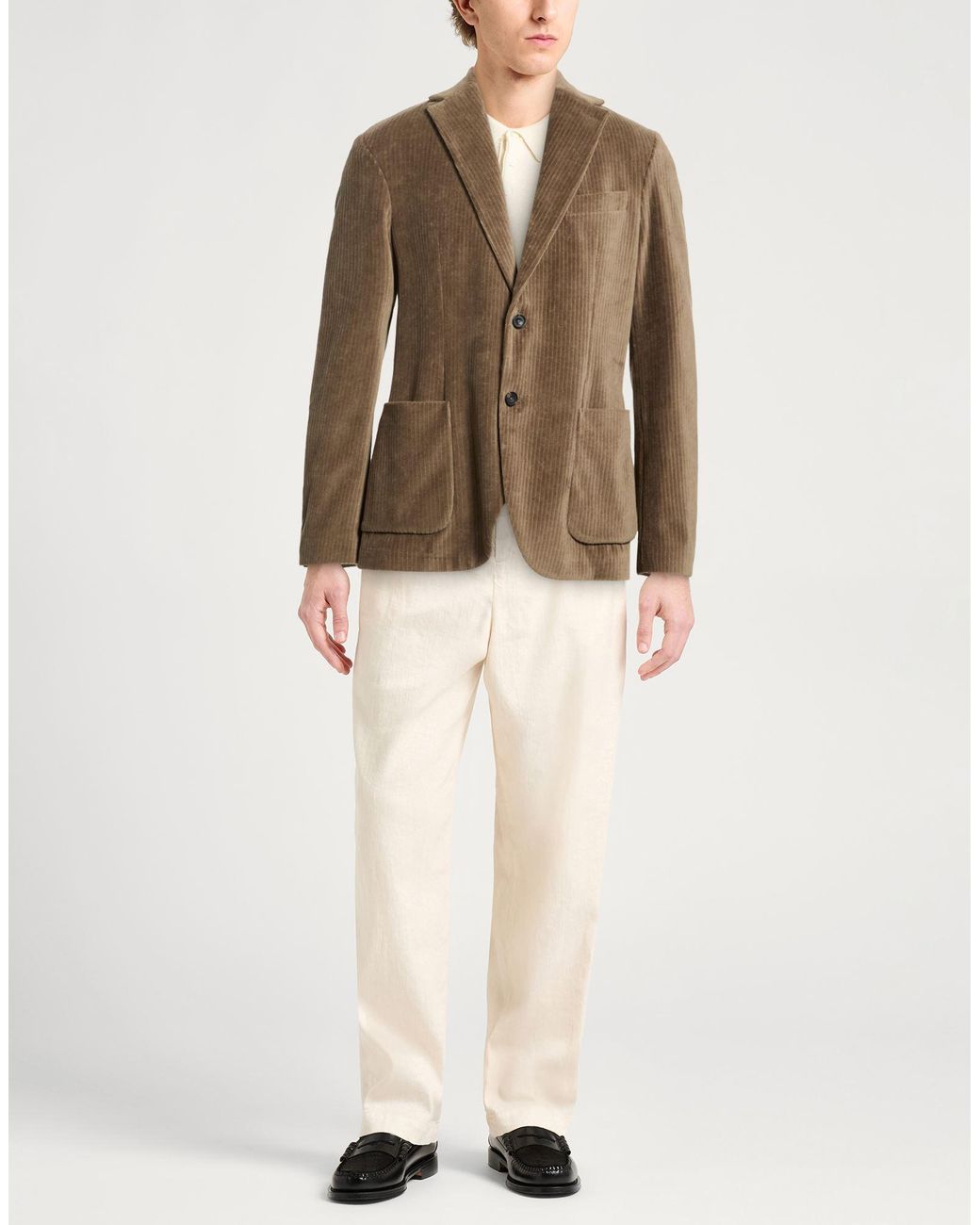 Circolo 1901 Brown Blazer Cotton, Polyester for men
