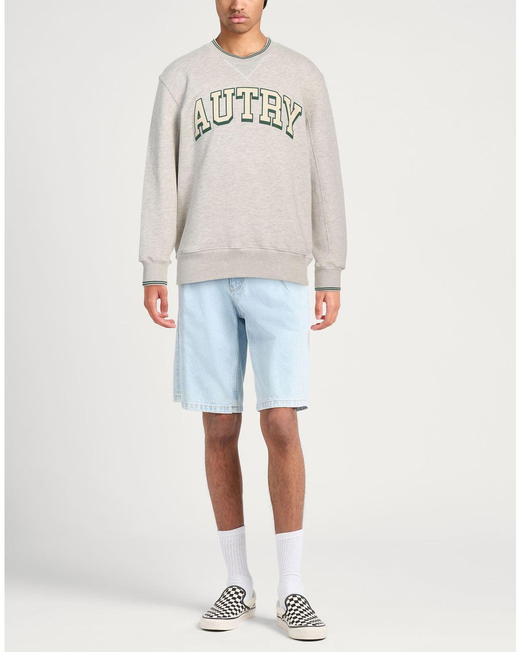 Autry Gray Light Sweatshirt Cotton, Polyester, Polyamide for men