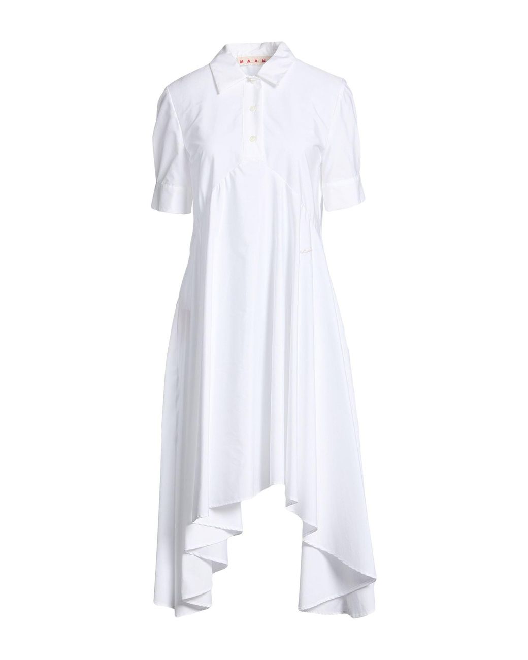 Marni White Midi Dress